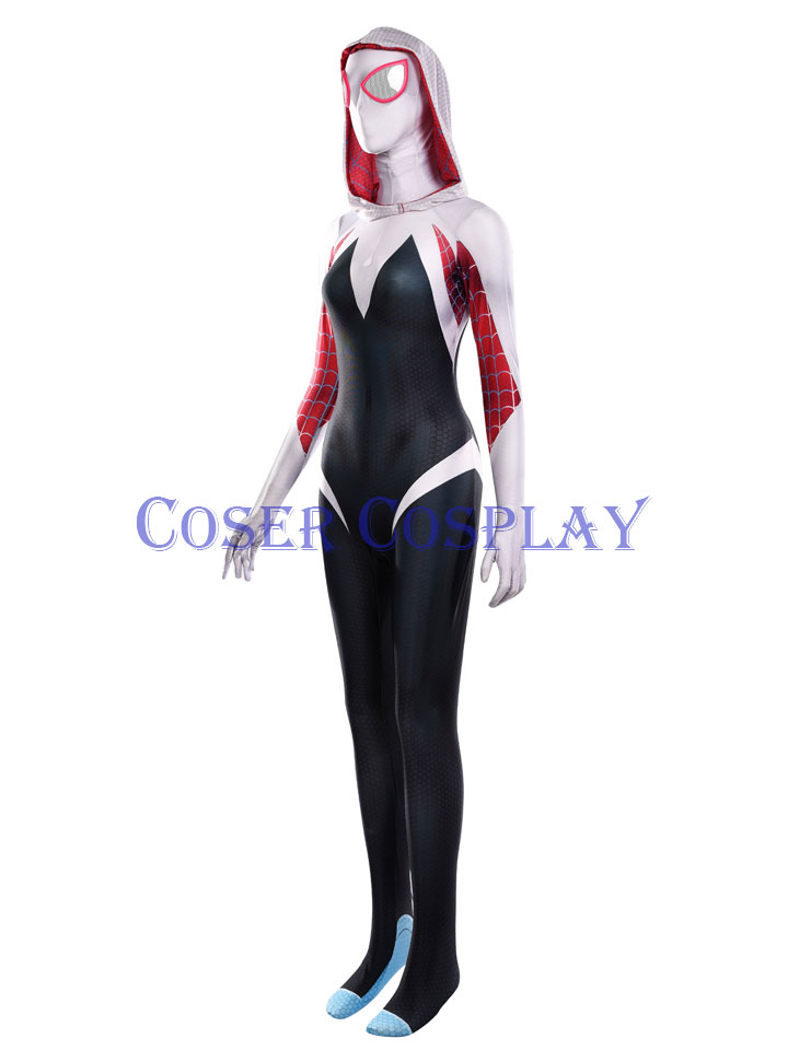 2019 Spider Woman Gwen Stacy Cosplay Costume Halloween 0531